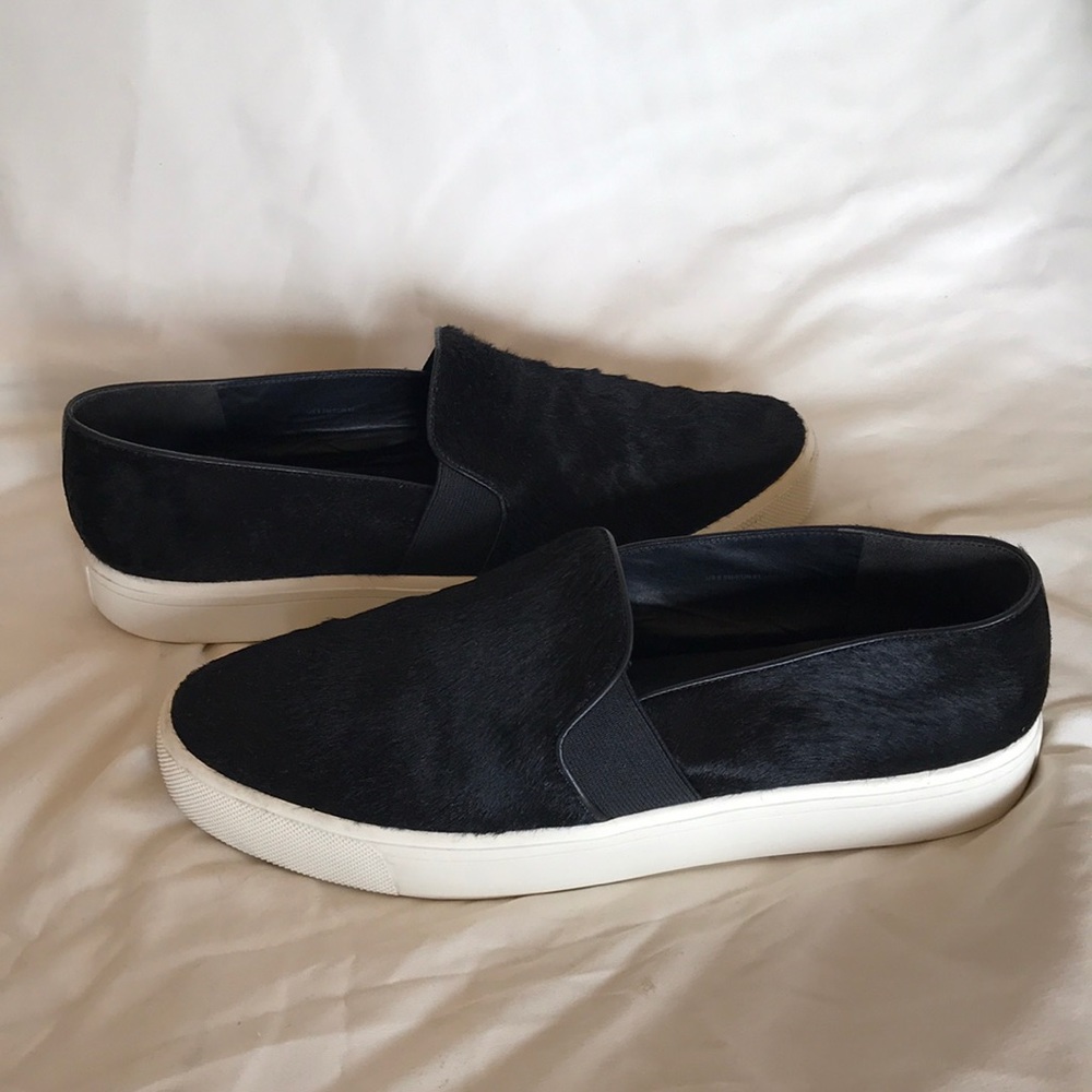 Vince Berlin Pony Hair Slip-On Sneakers